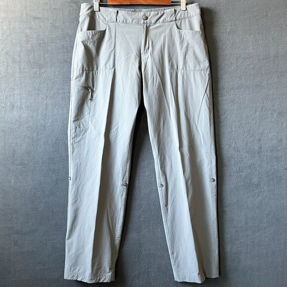 Eastern Mountain Sports Grey Hiking Pants Convertible Roll Up-Women's Size 12 R - Picture 2 of 15